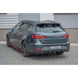 Накладка сплиттер на спойлер багажника на Seat Leon III Cupra ST